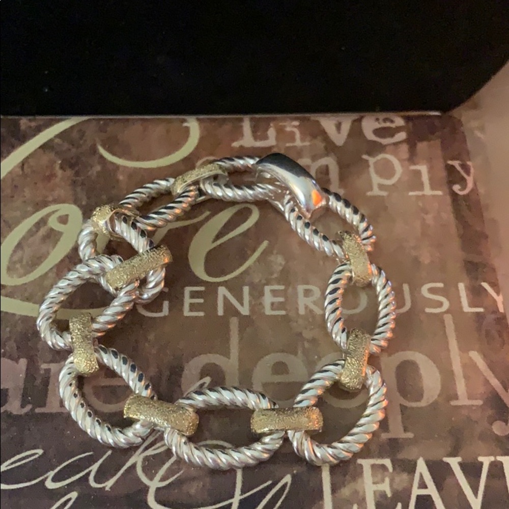 Rope Chain Gold/Silver Bracelet